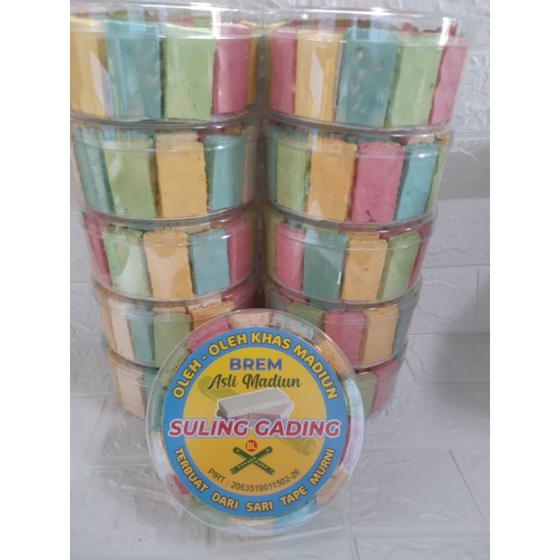 

BREM TOPLES MIX RASA BUAH uk. toples 250gram