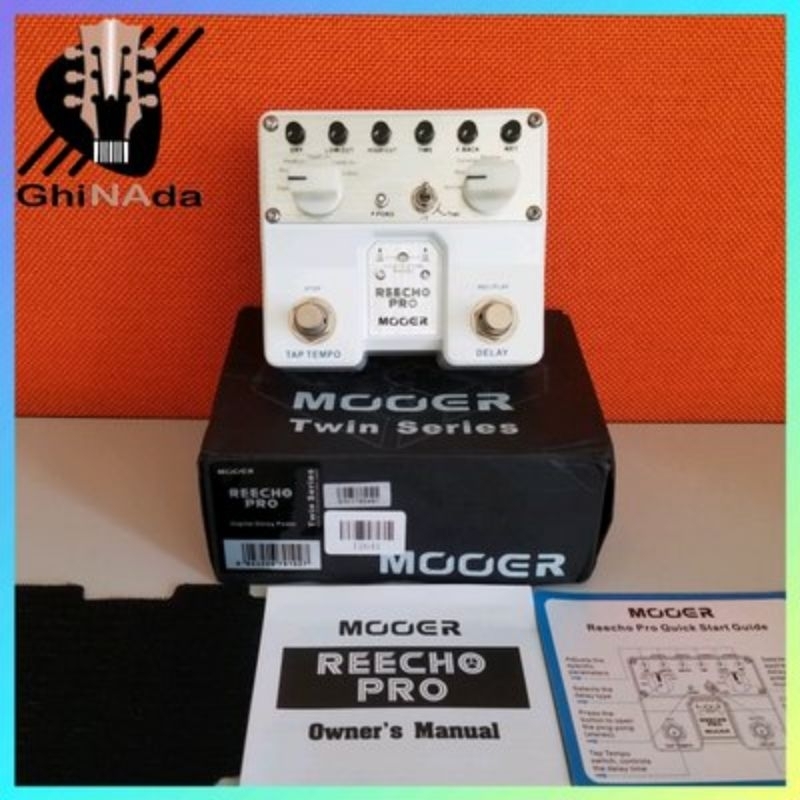 MOOER REECHO PRO Digital Delay Efek Pedal