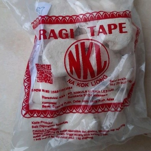 

Terlaku Ragi tape NKL original 7g