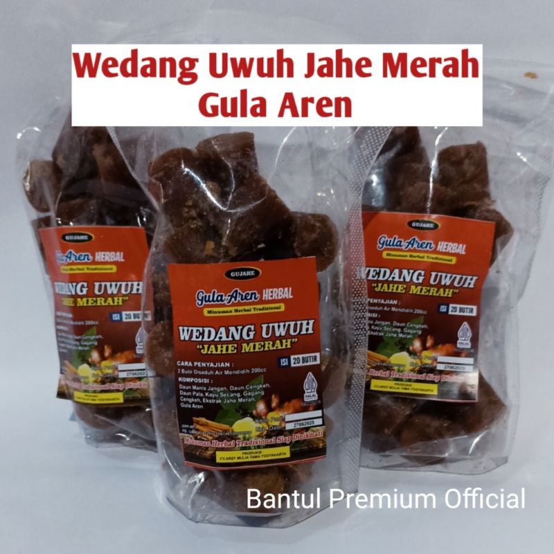 

Gula Aren Wedang Uwuh Jahe Merah Herbal Kemasan 20 Butir | Minuman Tradisional Alami