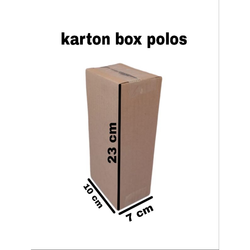 

kardus polos UK 10x7x23 kardus kecil kardus packing