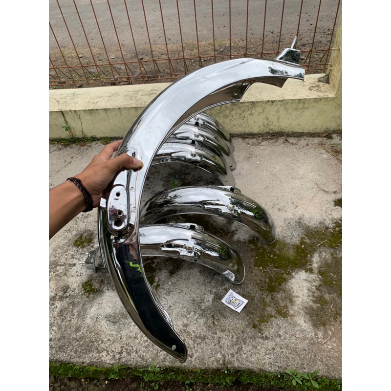 slebor full pres nganjuk crom,slebor cb125,slebor cb