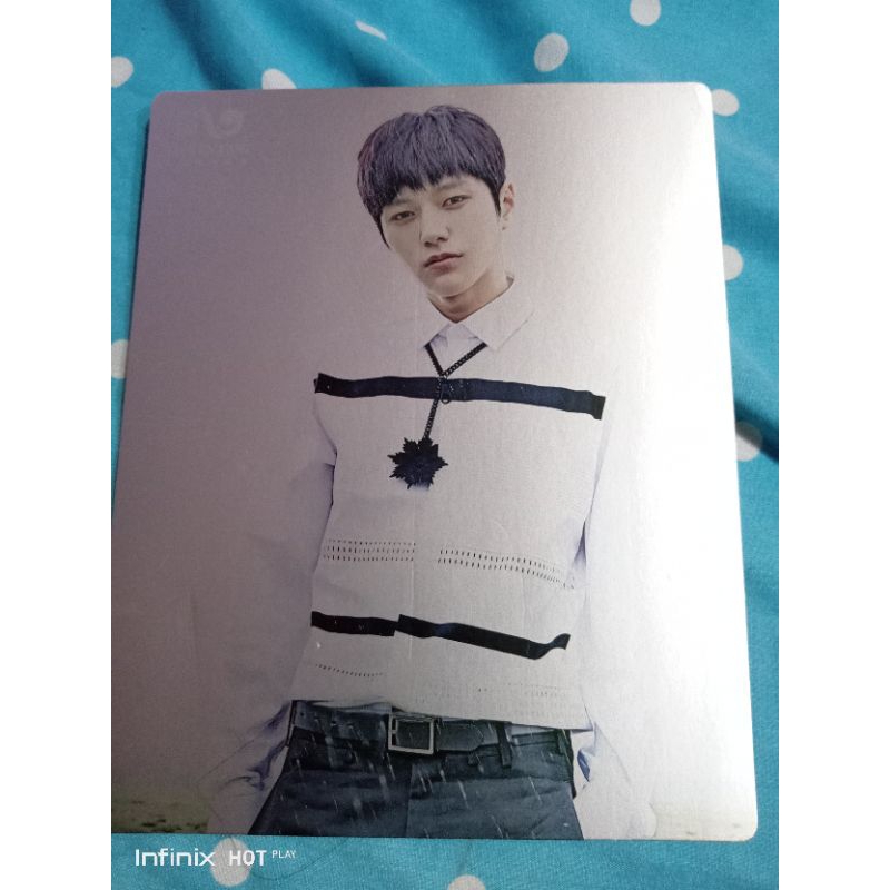 postcard Myungsoo/L "Be Back" official agak cacat