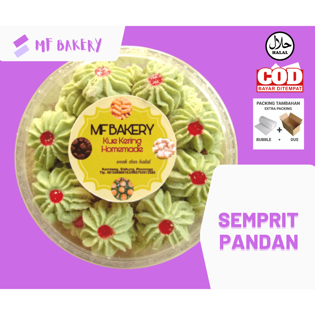 

Kue Semprit Kue Kering Bunga Matahari Enak Lembut Toples 500 gr