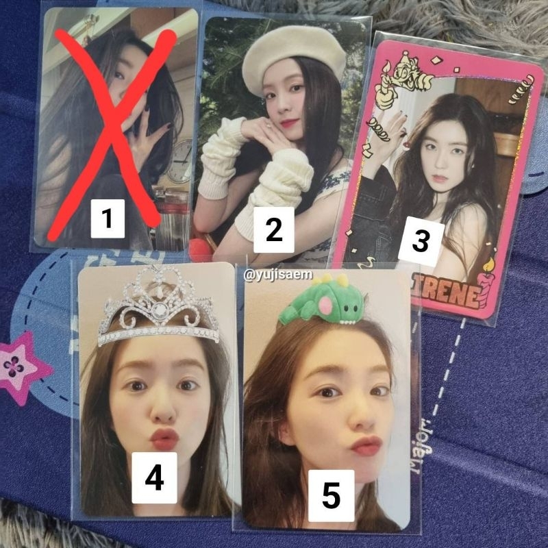 [ready] wts want to sell irene red velvet photocard digipack birthday smcu md anniversary