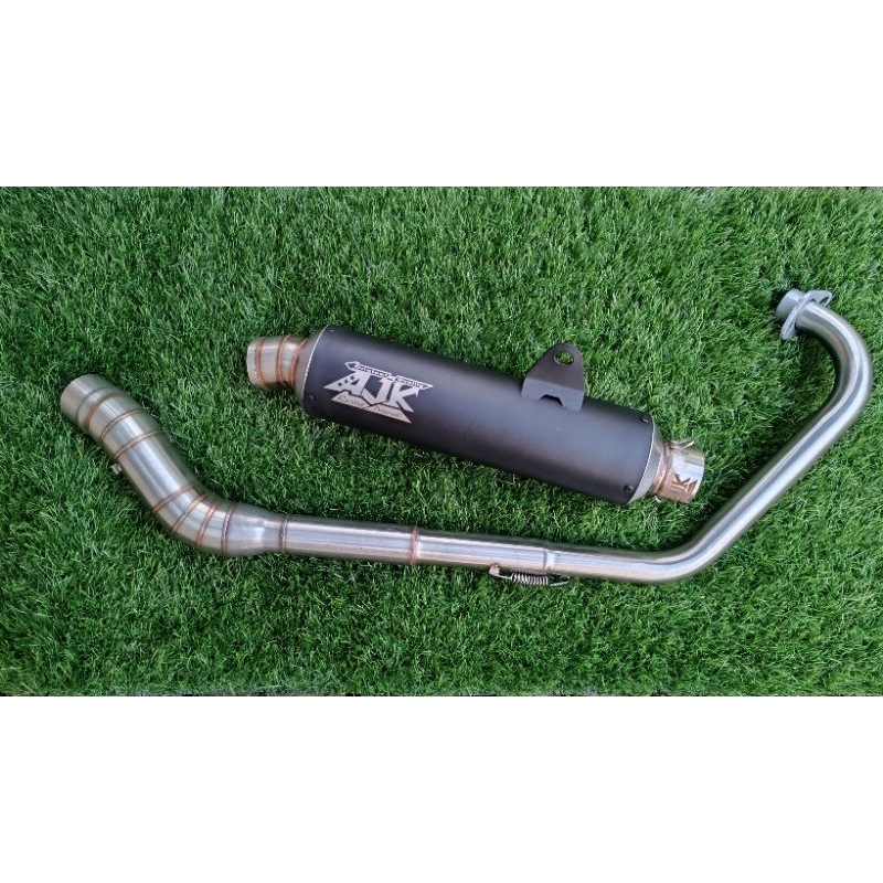 Knalpot Racing AJK RACING Jenong Ngebas Adem Vixion Satria Fu Cbr 150 Tiger Scorpio Gsx