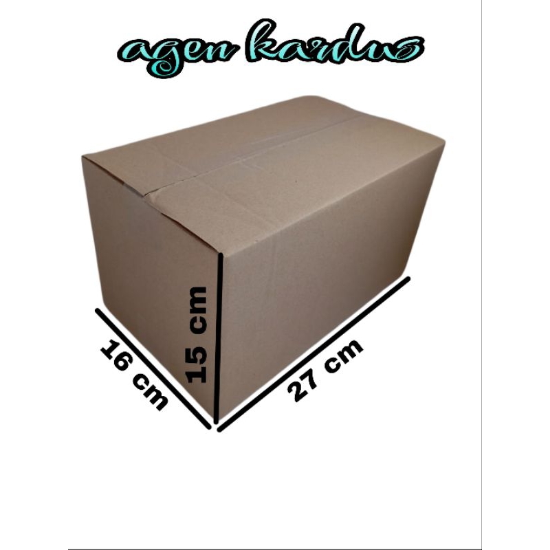 

kardus packing UK 27x16x15 kardus polos kardus besar