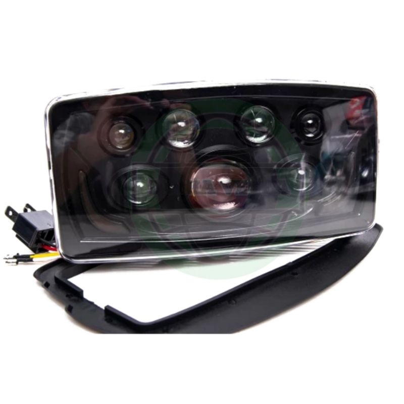 Reflektor lampu depan vespa excel Daymaker Ltc