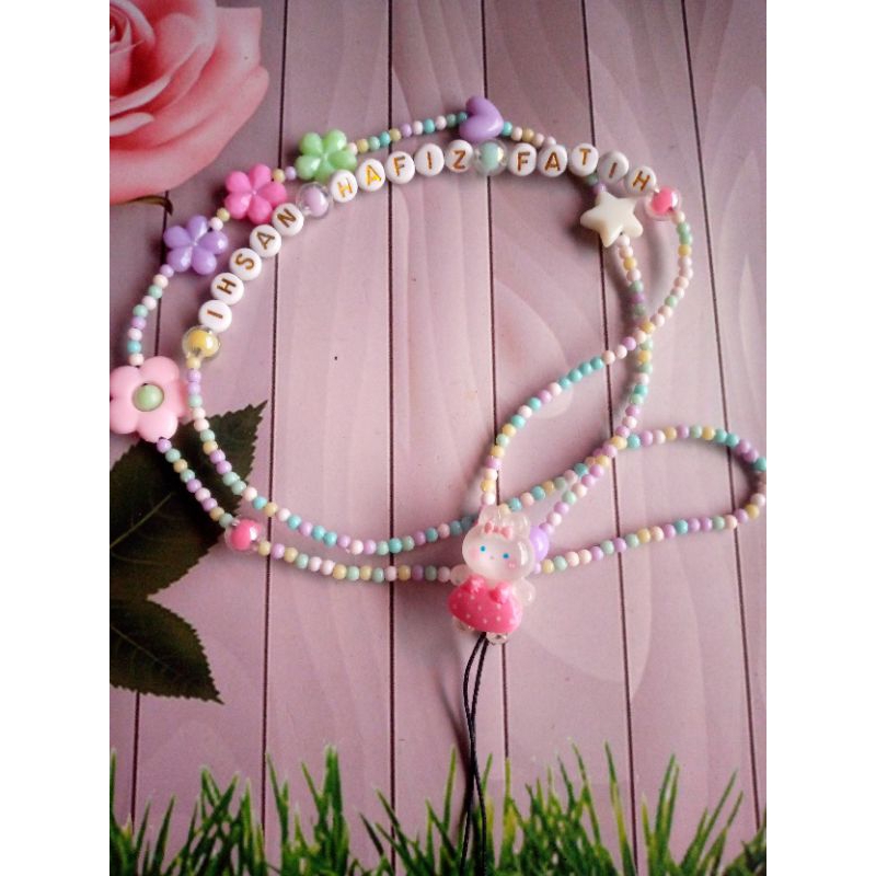 strap phone custom nama