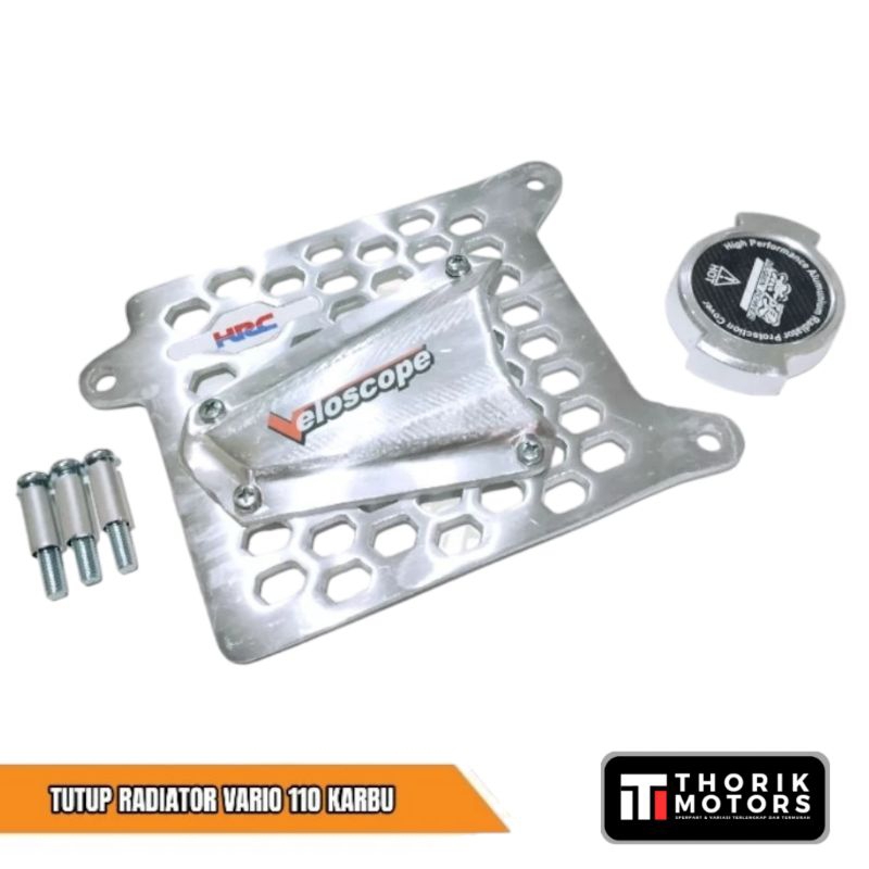 Cover Radiator Vario 110 Karbu Tutup Radiator Model HRC CNC 5 Variasi Warna