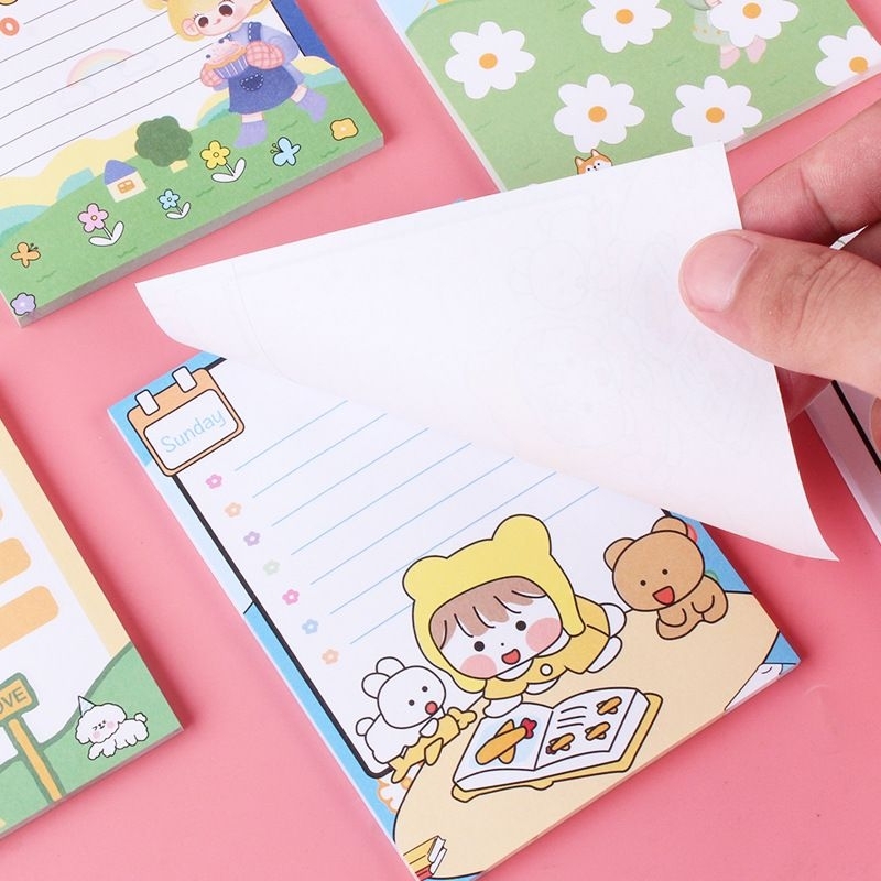 

Machita Meisje memo sticky notes kartun gadis