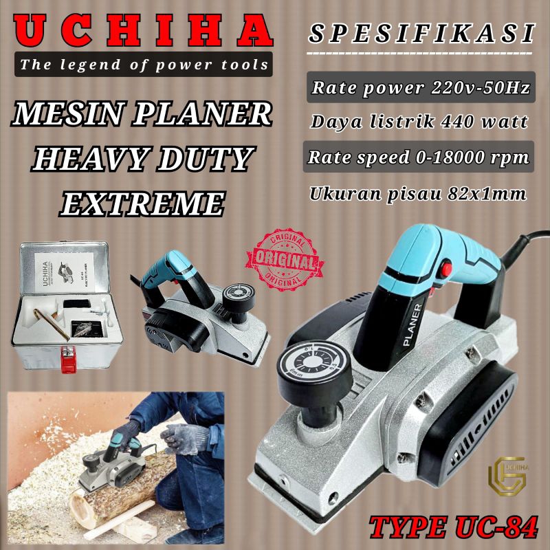 Mesin planer serut pasah sugu ketam berkualitas premium uchiha japan