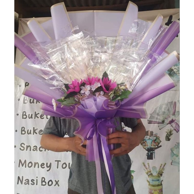 Buket jumbo uang kosong 30-40 slot/ buket uang jumbo/ buket uang/ buket Engagement/ buket valentine/