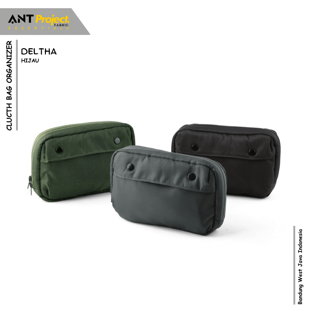 ANT Project - Hand Bag Organizer Clutch DELTHA - Tas Pouch