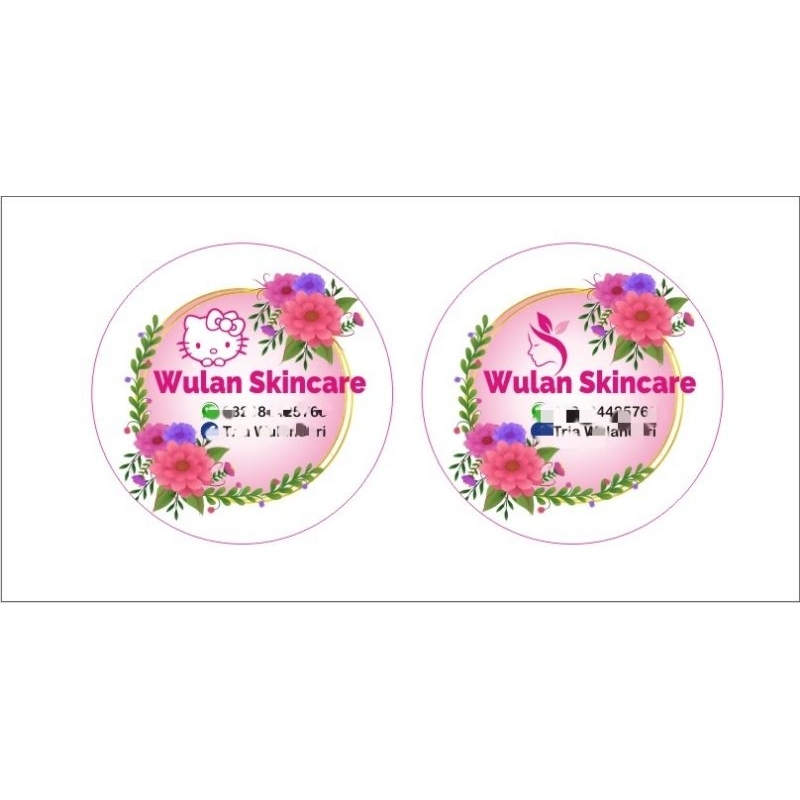 

Stiker Skincare Free Desain