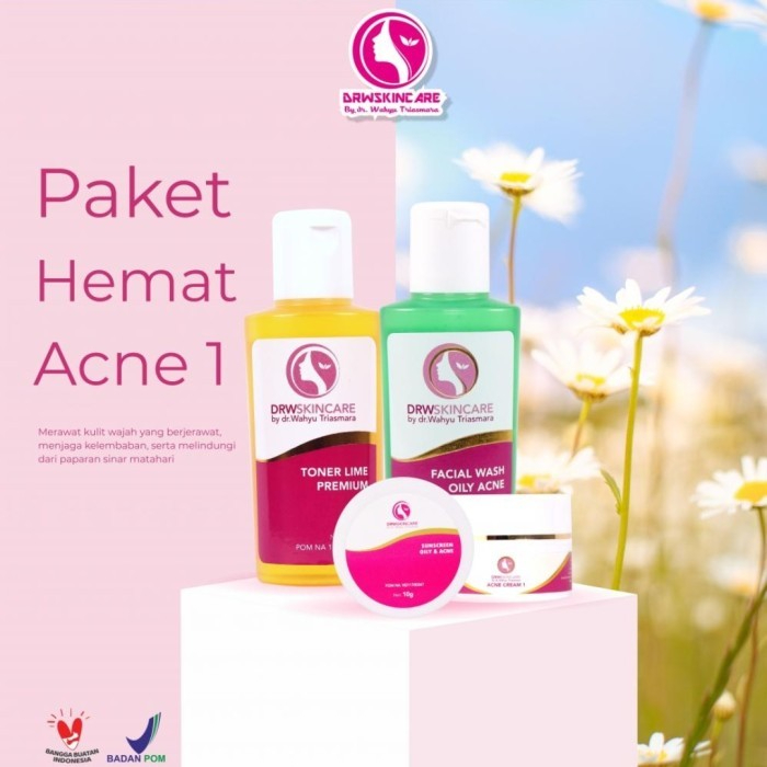 Drw skincare Paket Hemat Acne 1,2,3