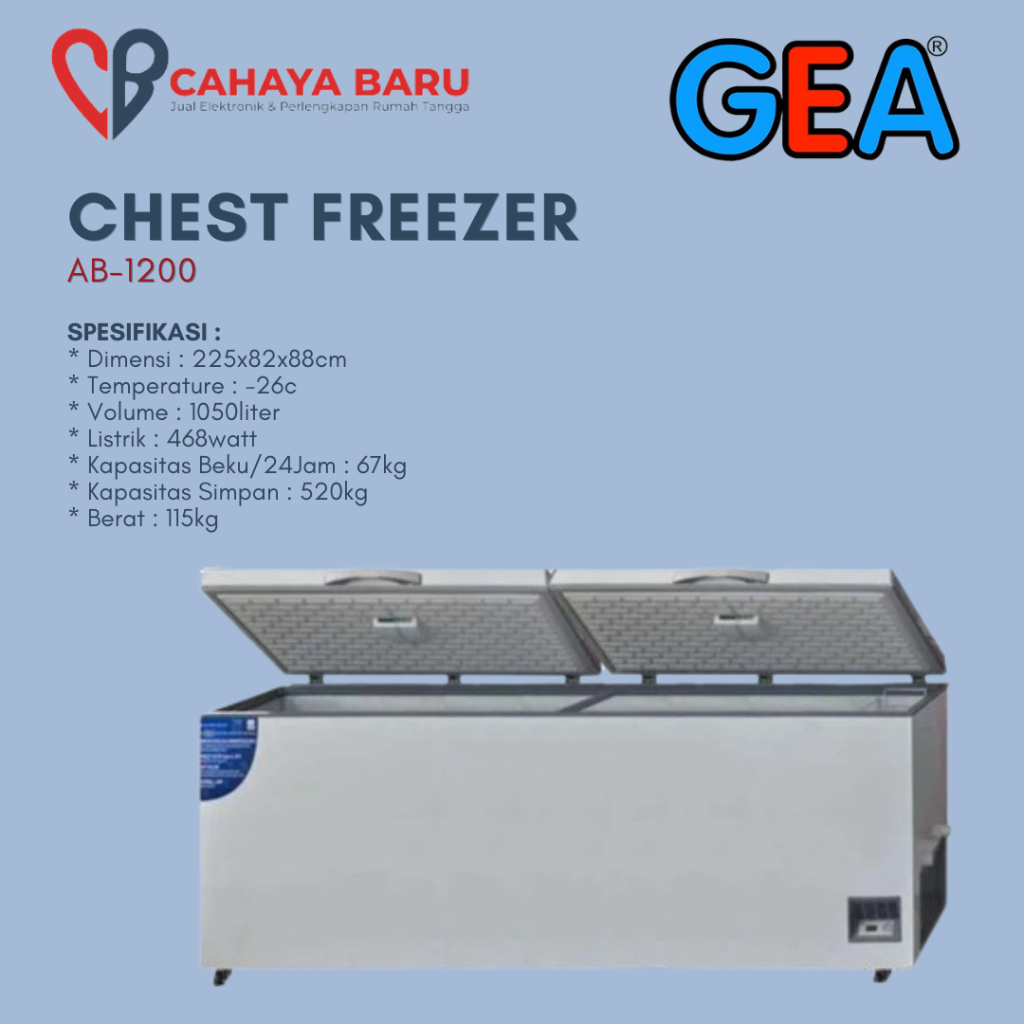 GEA FREEZER 1200