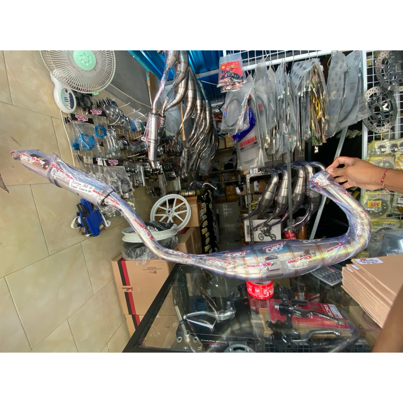 knalpot AHAU 1 super cobra ninja 150 SS R vol 40
