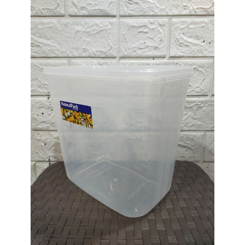 Kotak Makanan Plastik Transparan 2600ml / Natural Pack  2600ml / Sealware Plastik 2600ml / Kotak Mak