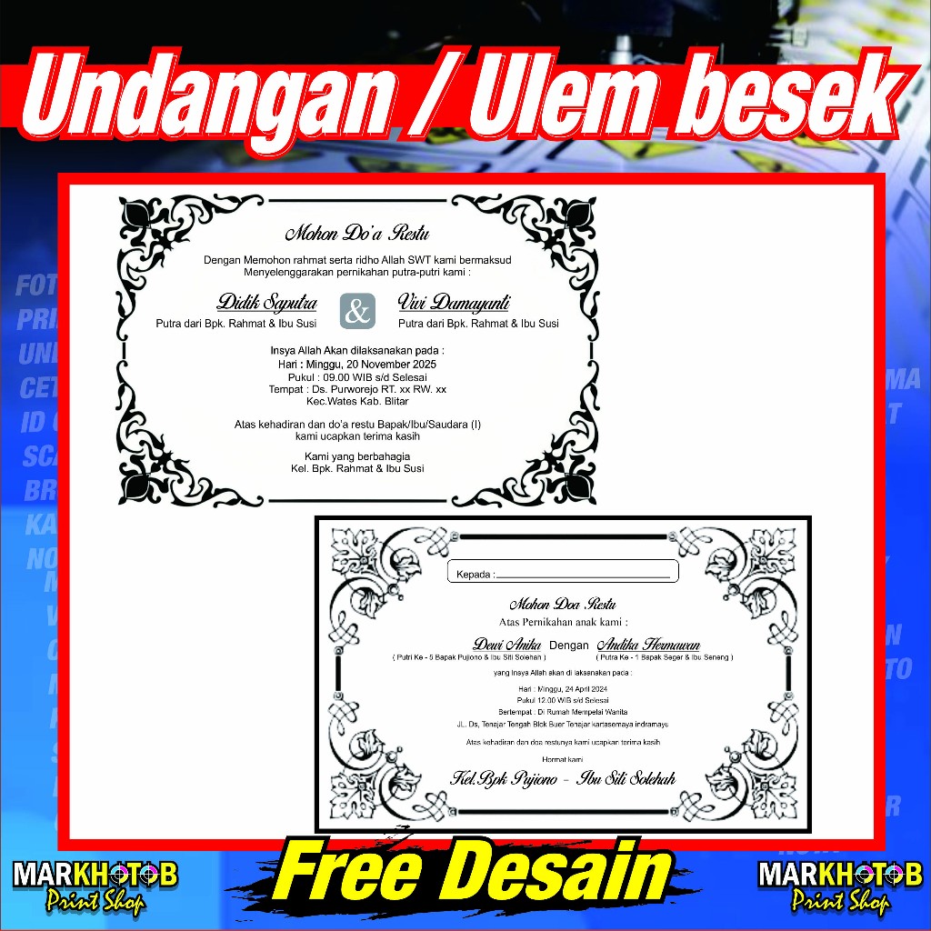 UNDANGAN / ULEM TONJOKAN KOTAK NASI kardus makan besek Pernikahan, Ngunduh Mantu Murah