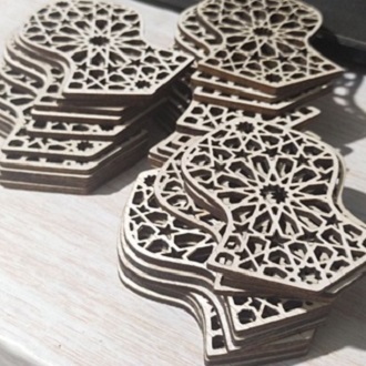 ORNAMEN KRAWANGAN TEROMPAH KAYU