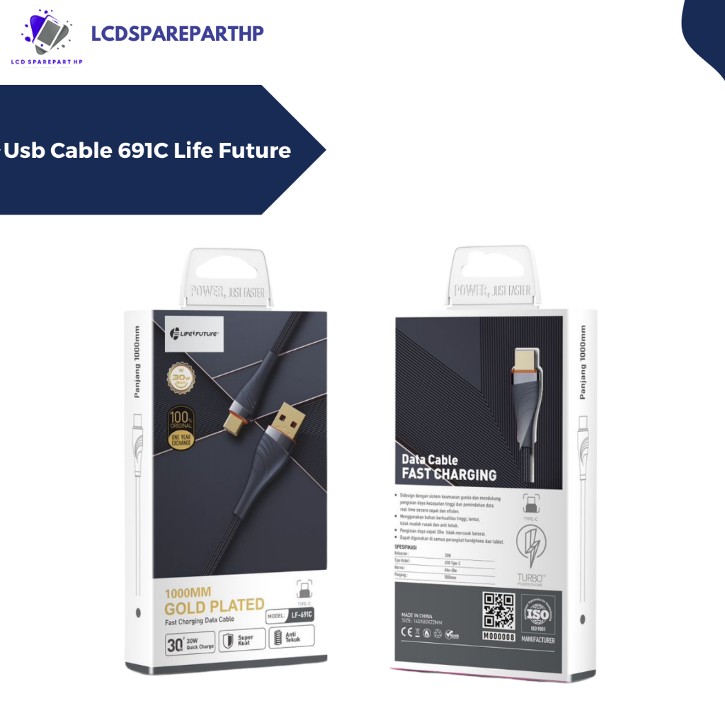 USB CABLE 691C (TYPE C) LIFE FUTURE