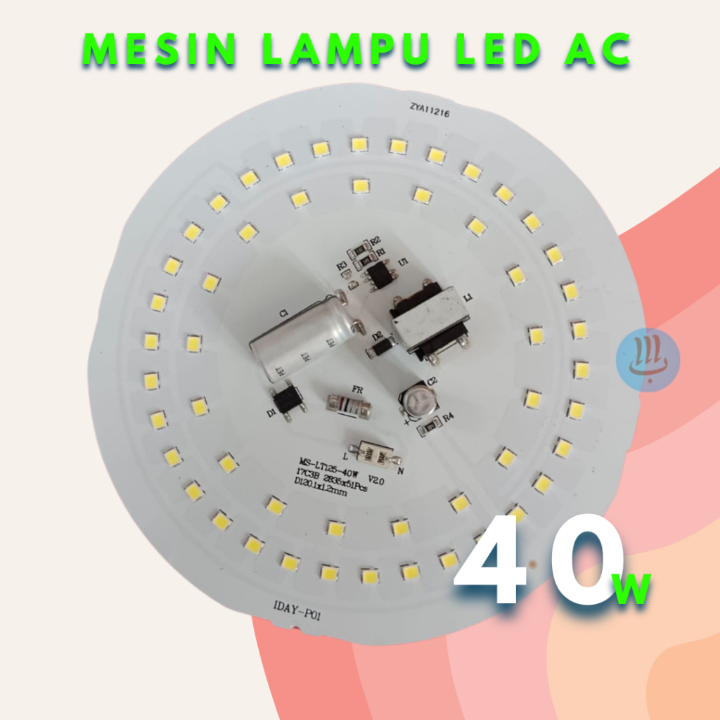 Mesin Lampu LED 40 watt / Lampu LED 40 watt / PCB Lampu LED 40 watt / PCB LED 40 watt / Lampu LED / 