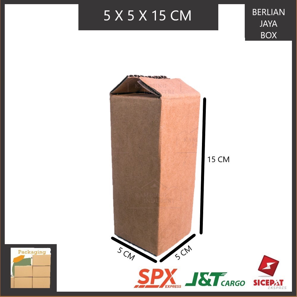 

KARDUS PACKING MINI SINGGLE WALL UKURAN P5xL5xT15 CM