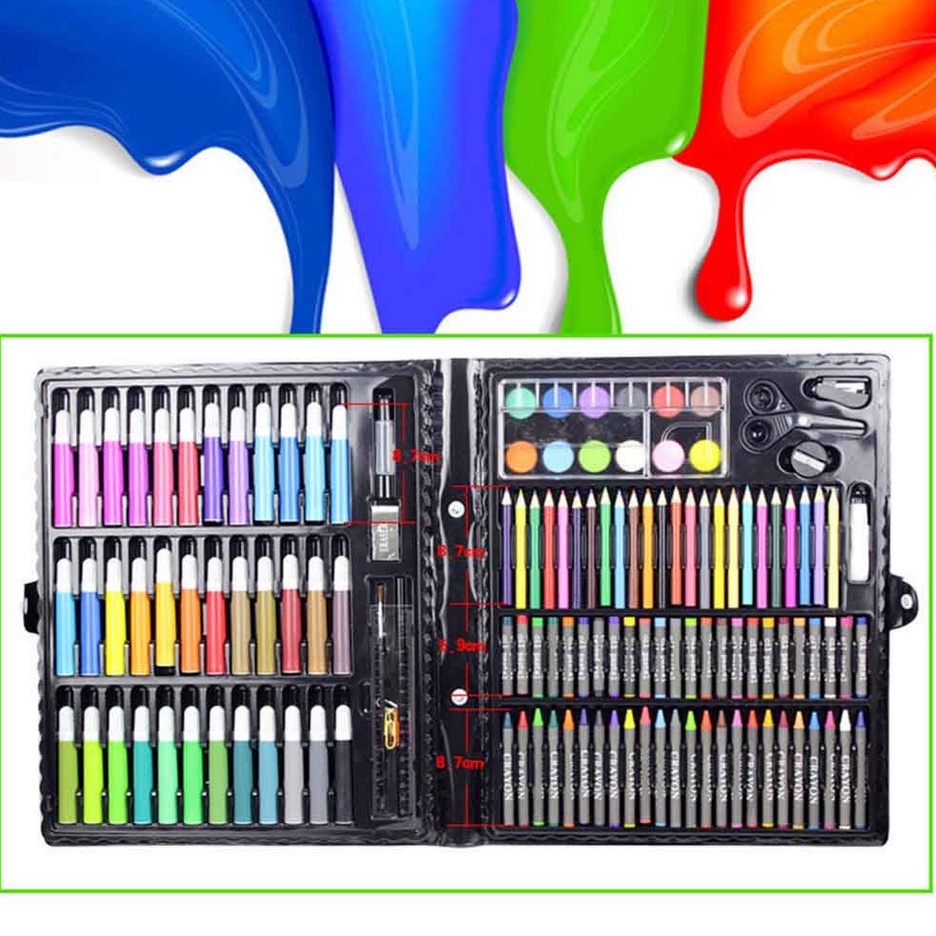 

ART X58B Crayon Set 46 Pcs Crayon Oil Paste Pensil Warna Pensil Warna Lengkap Alat Mewarnai Alat Melukis