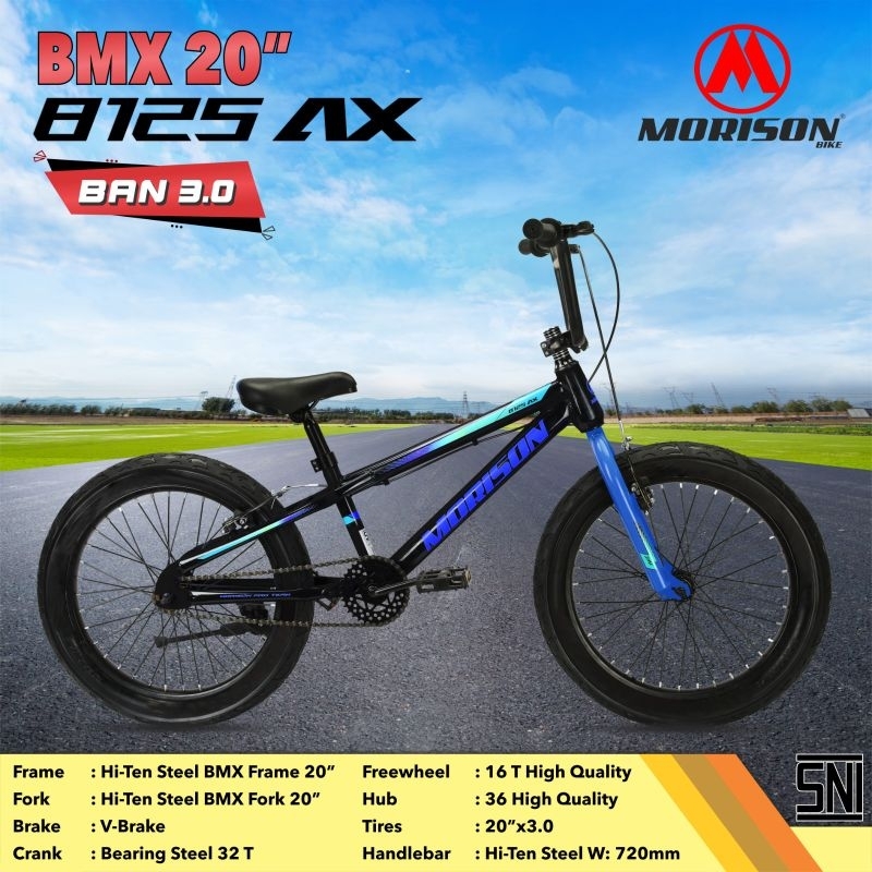 SEPEDA BMX 20 MORISON 8125 AX BAN JUMBO 3.0