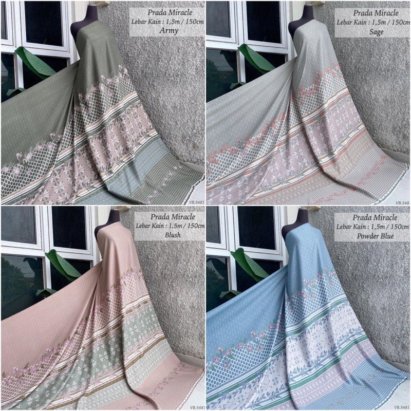 Kain Prada Miracle | Prada Miracle Crepe Terlaris Termurah