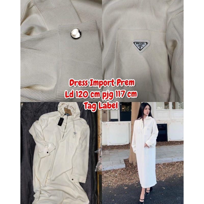 Dress Wanita PRD HOODIE Import