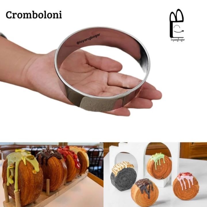 CETAKAN CROMBOLONI VIRAL / CETAKAN KUE CROMBOLONI RING STAINLESS