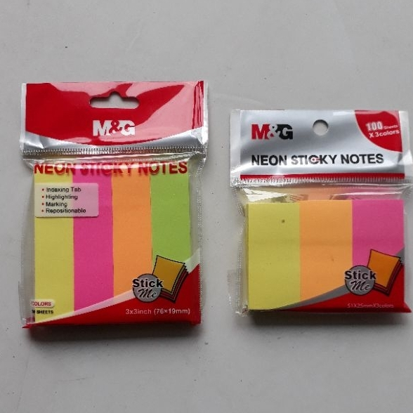 

STICKY NOTE NEON : M&G