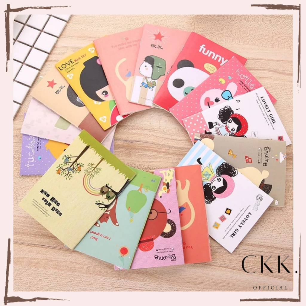 

➰CKK➰ Buku Tulis Mini Motif Kartun