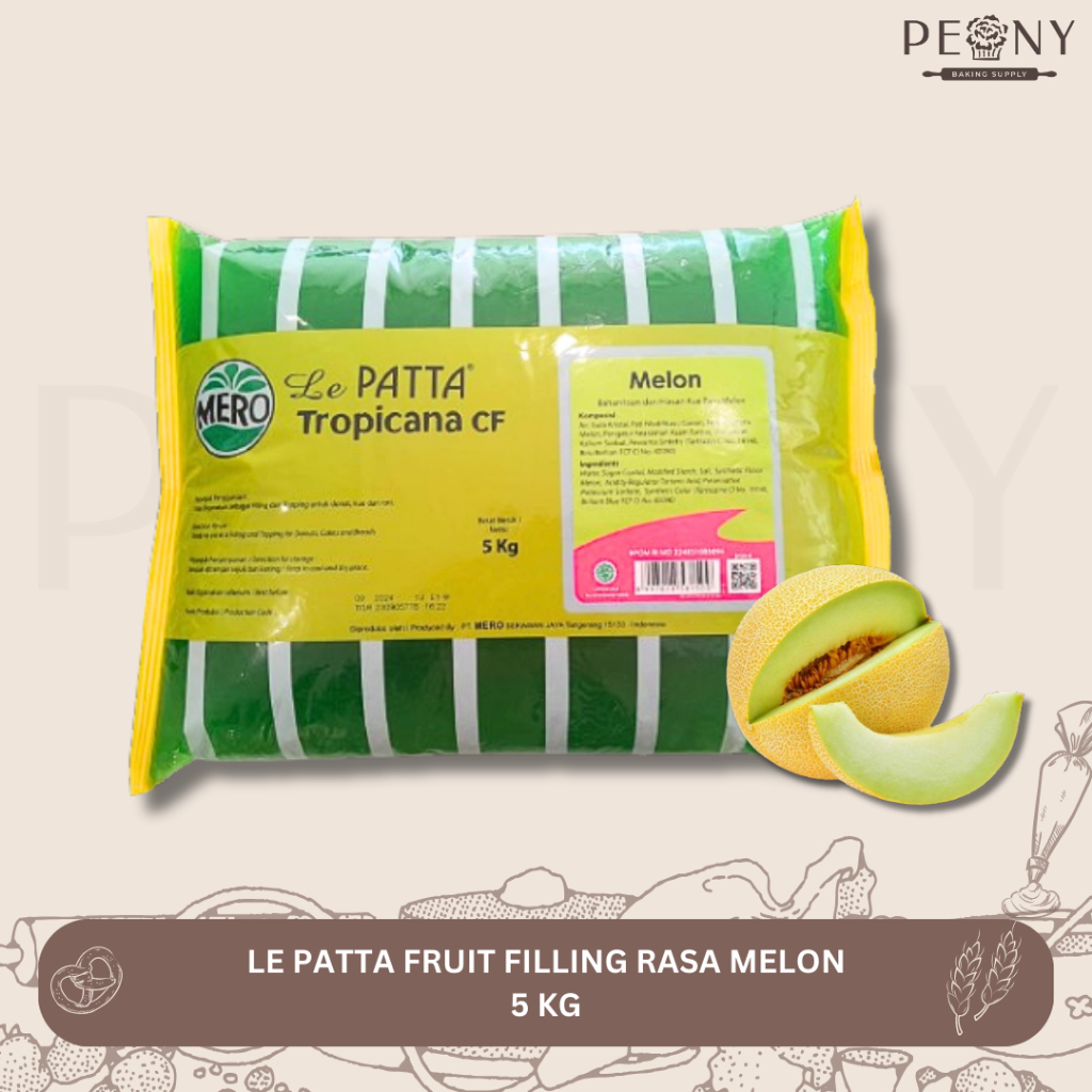 

MERO LE PATTA TROPICANA FRUIT FILLING MELON 5 KG/ SELAI MELON