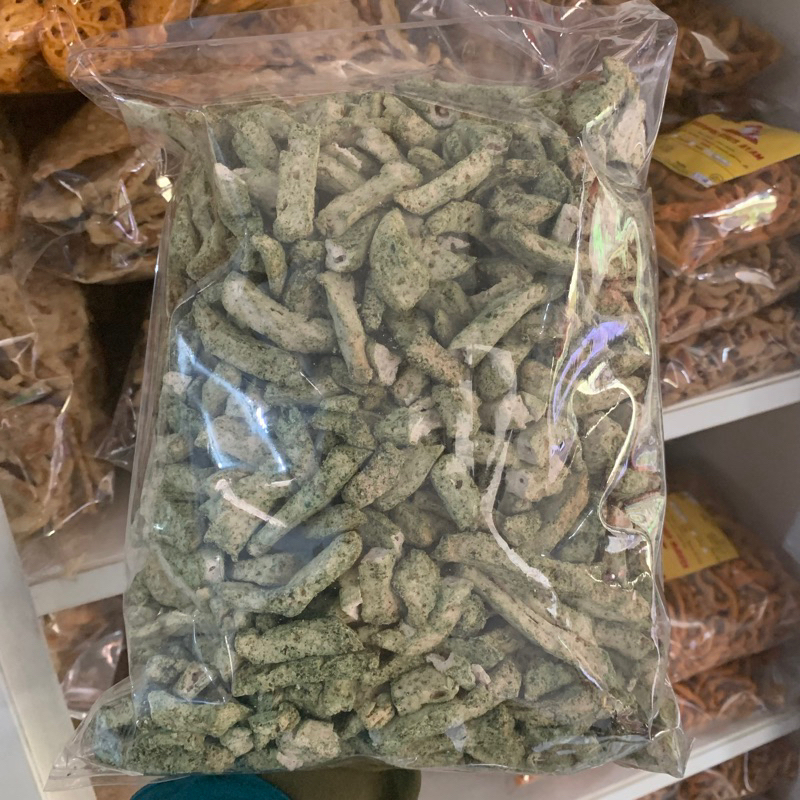 

BASRENG CABE IJO 1 KG BASO GORENG IKAN HIJAU AUFARO SNACK