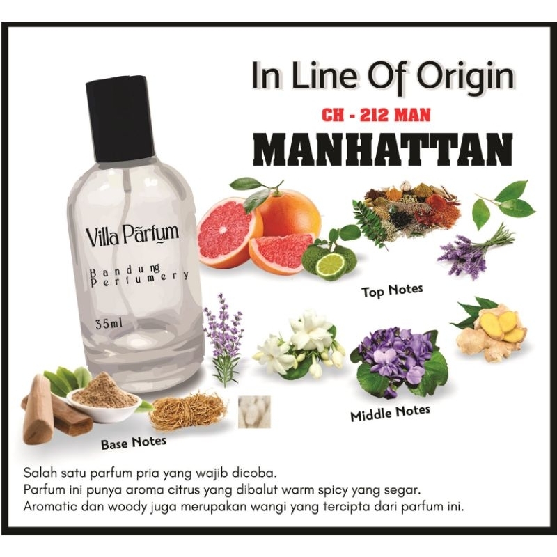 Parfum 212 MAN - (MANHATTAN)villaparfum