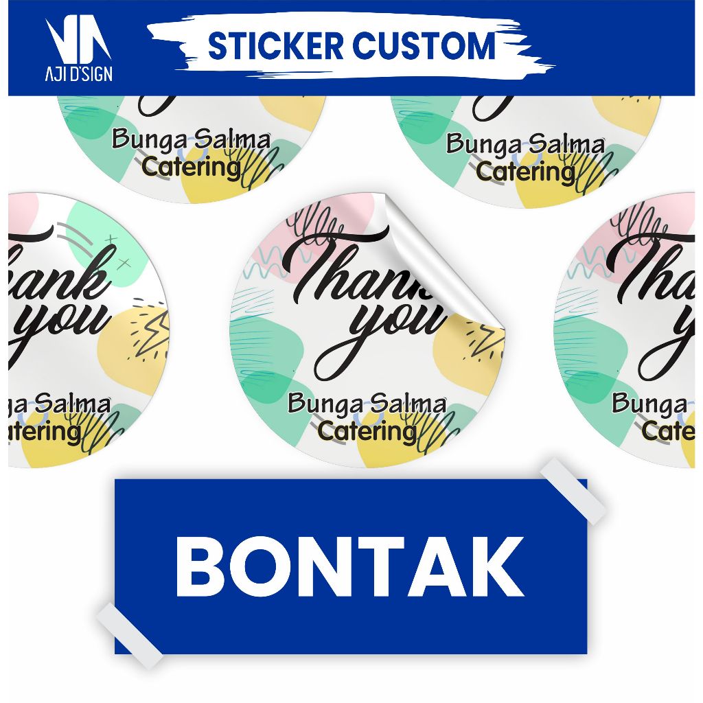 

STICKER CUSTOM MAKANAN BAHAN CHROME BONTAK