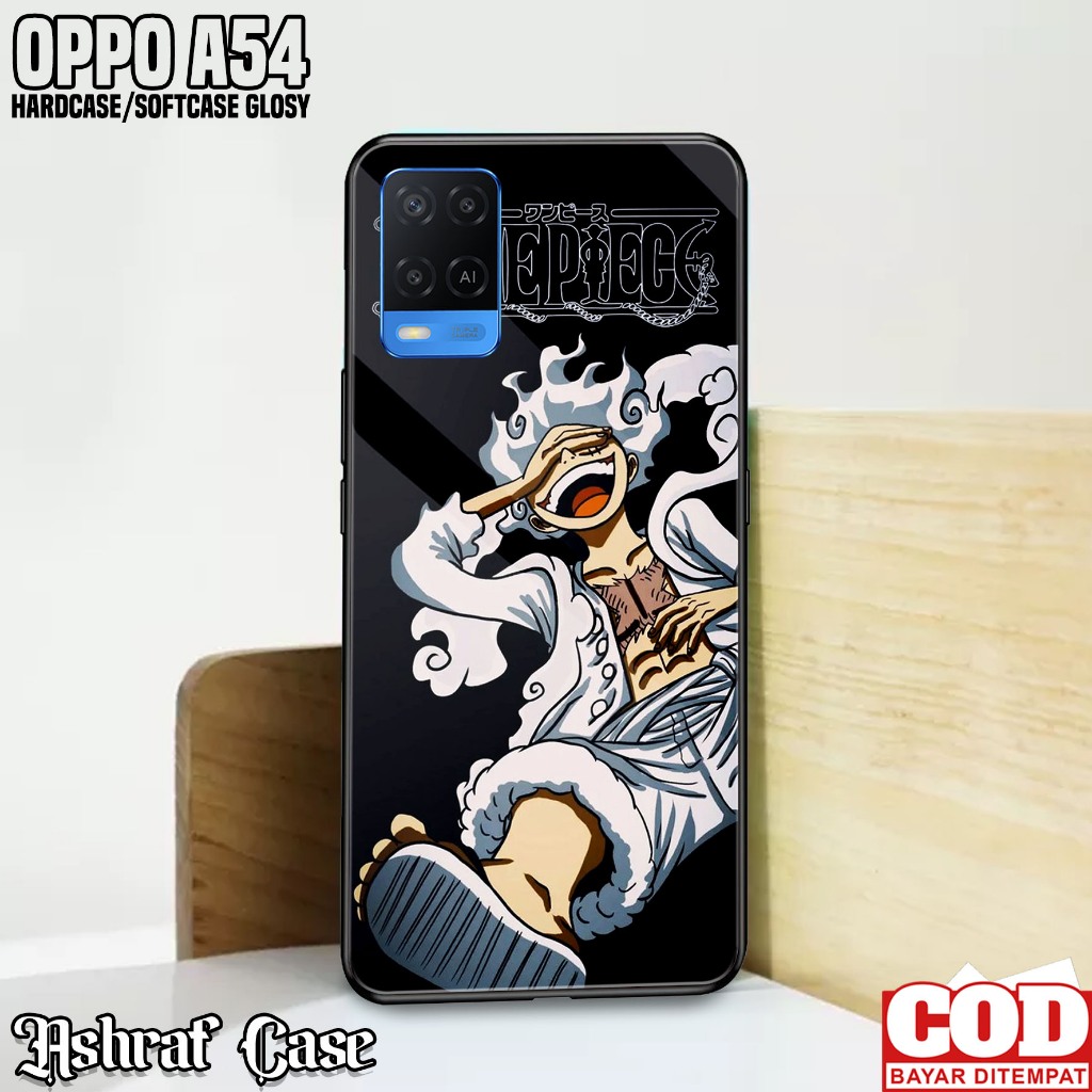 Case OPPO A54 - Casing Hp OPPO A54 ( LUFY ) Silikon Hp OPPO A54 - Softcase Glass Kaca - Kondom Hp OP