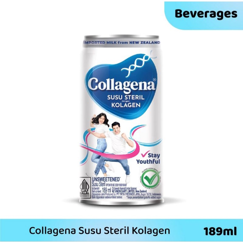 

Collagena Susu Steril dengan Kolagen 189 ml Kaleng