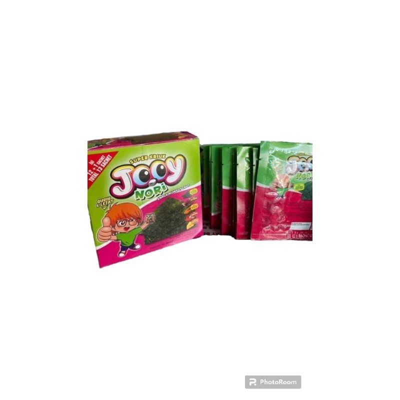 

Snack Rumput Laut Jooy Nori box isi 12 sachet