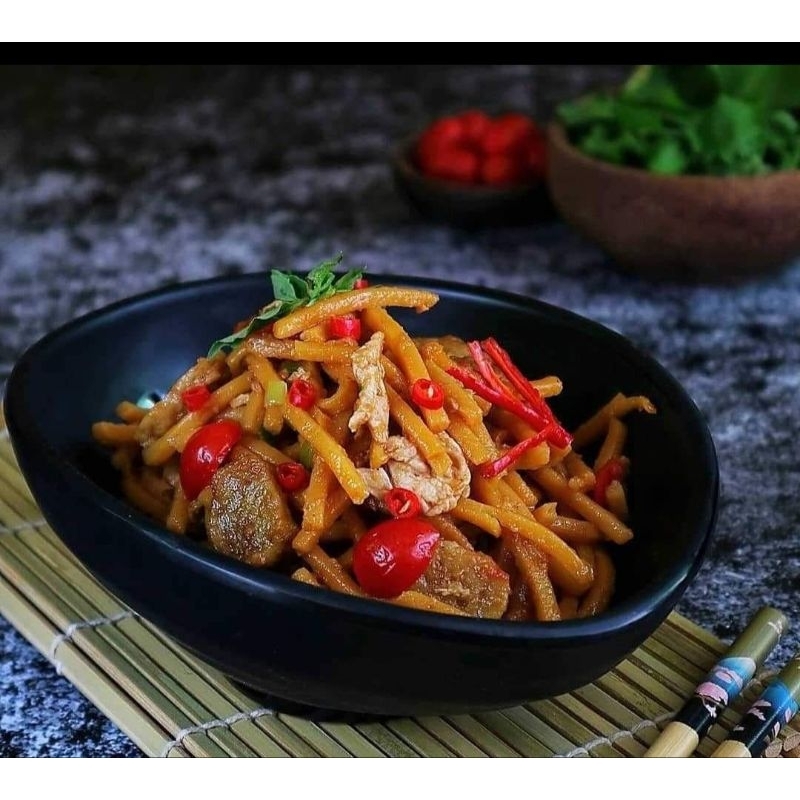 Mangkok Tembikar Oval  Stone Melamin W3406A Golden Dragon