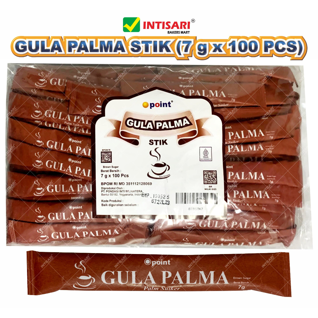 

BROWN SUGAR (GULA PALMA) STIK 7 g (ISI 100 PCS)