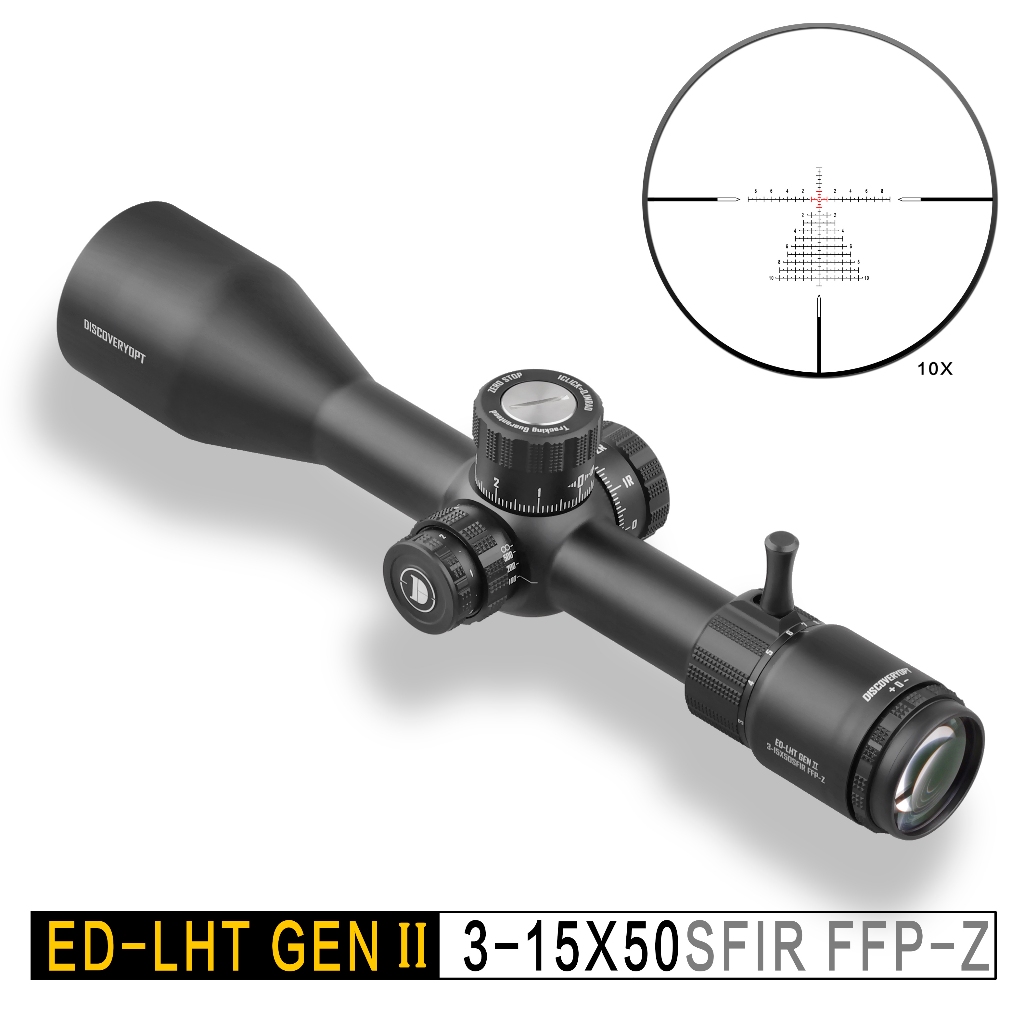 BT Scope Sniper Zoom Tele skop Discovery ED-LHT Gen2 3-15x50 SFIR FFP-Z Riflescope Hunting Premium