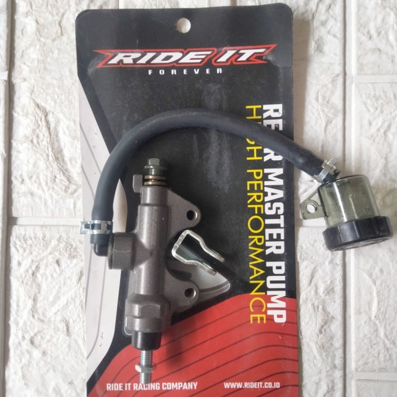 Tonjokan master rem belakang KTC- RIDE IT-MOTO 1 klx crf ninja 250 cbr 250 r25 mt25 fu vixion dll / 