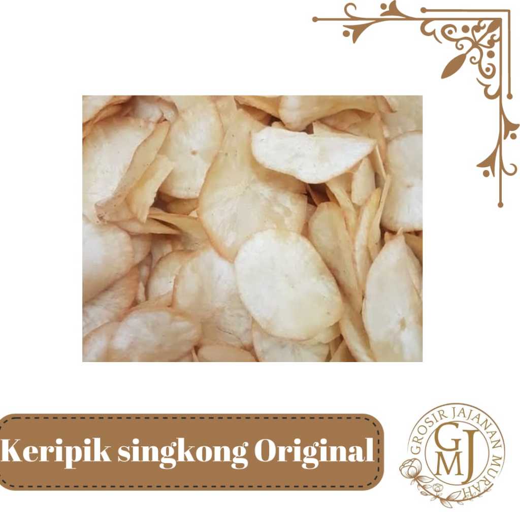 

MURAH BANGET Keripik Singkong Original Manis Asin Gurih dan Renyah