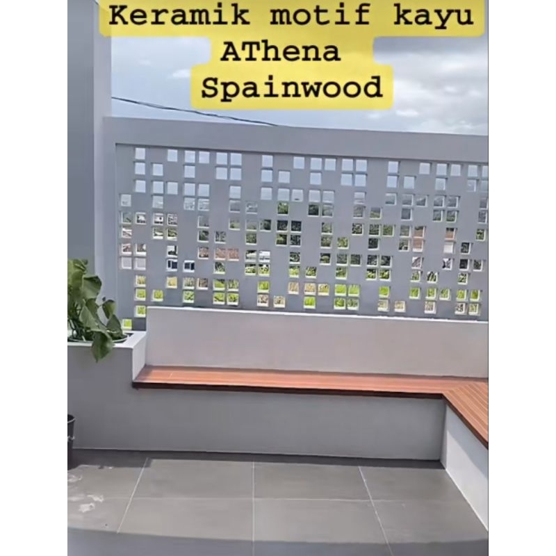 keramik kursi kayu atena spain wood 40x40