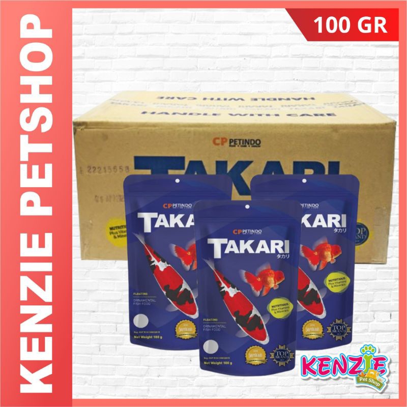 Takari 100 Gram 1 dus isi 60 pcs Pakan Ikan