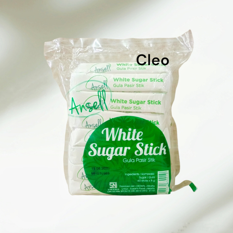 

(8gr) Ansell White Sugar Stick 60sticks